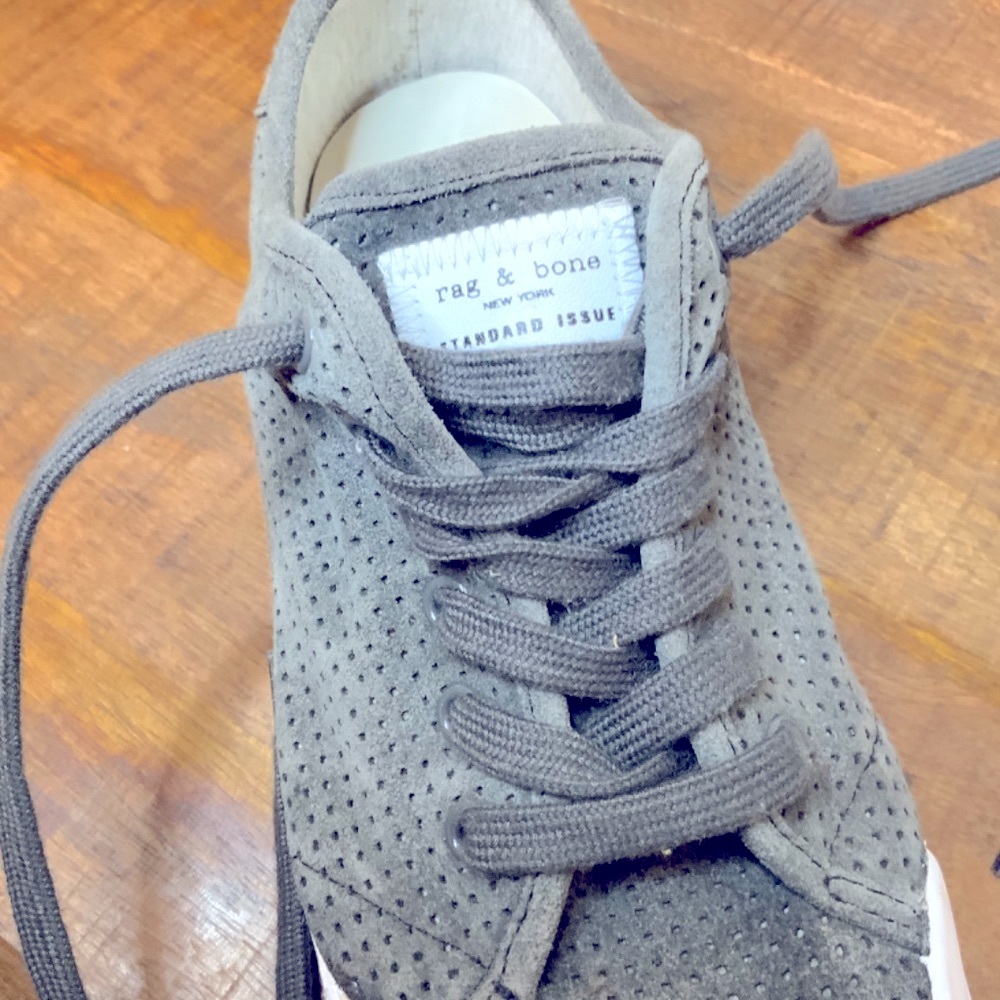 Nwot Rag And Bone Standard Issue Suede Perforated… - image 4